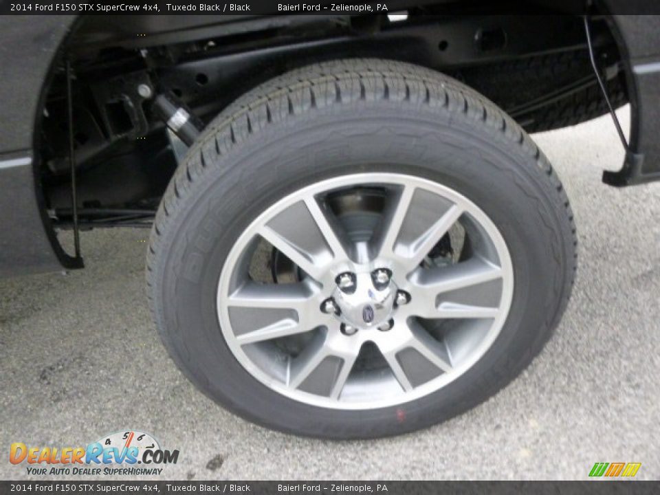 2014 Ford F150 STX SuperCrew 4x4 Tuxedo Black / Black Photo #9
