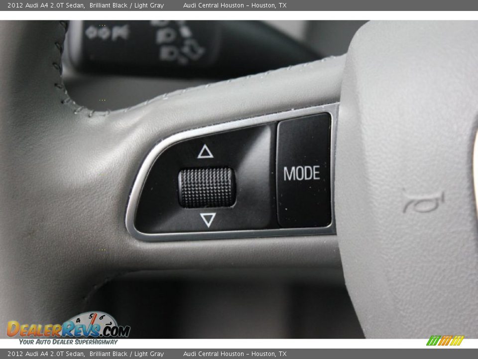 2012 Audi A4 2.0T Sedan Brilliant Black / Light Gray Photo #24