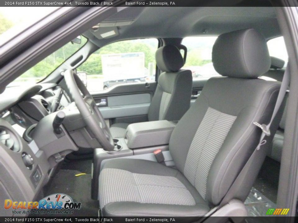 2014 Ford F150 STX SuperCrew 4x4 Tuxedo Black / Black Photo #10