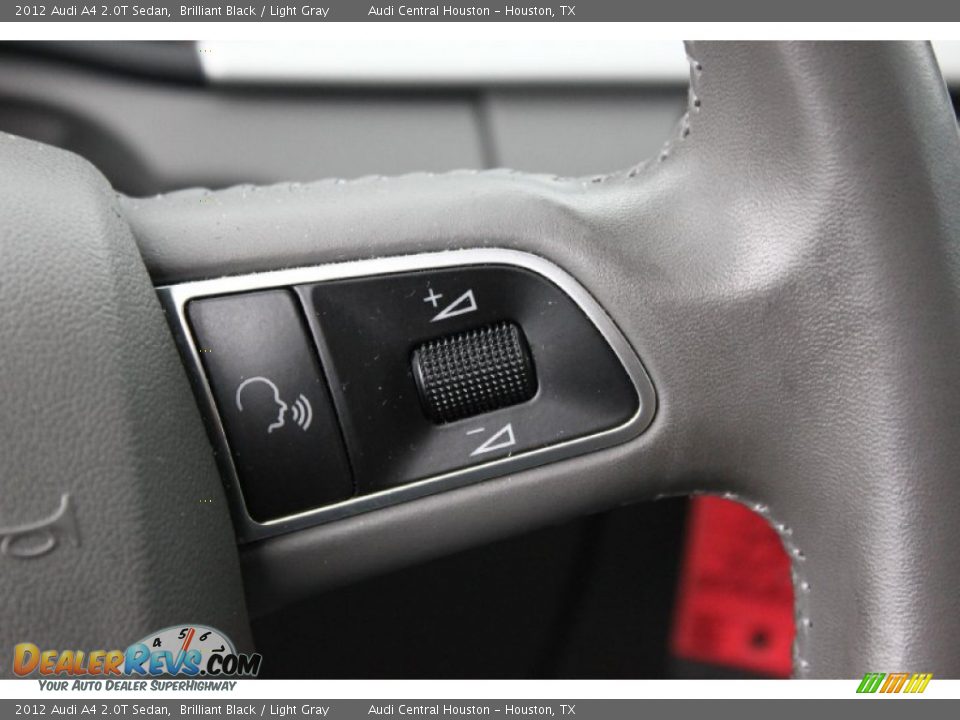 2012 Audi A4 2.0T Sedan Brilliant Black / Light Gray Photo #25