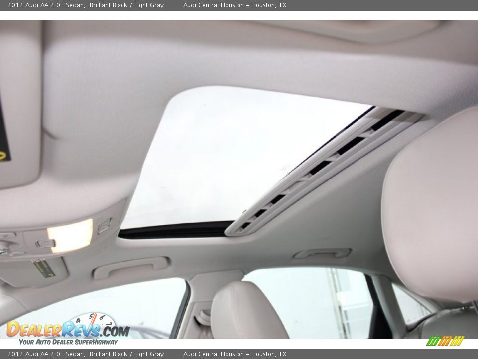 2012 Audi A4 2.0T Sedan Brilliant Black / Light Gray Photo #27