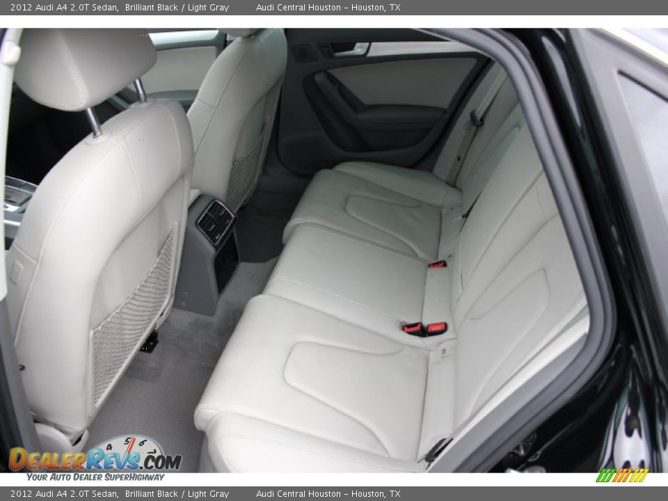 2012 Audi A4 2.0T Sedan Brilliant Black / Light Gray Photo #30