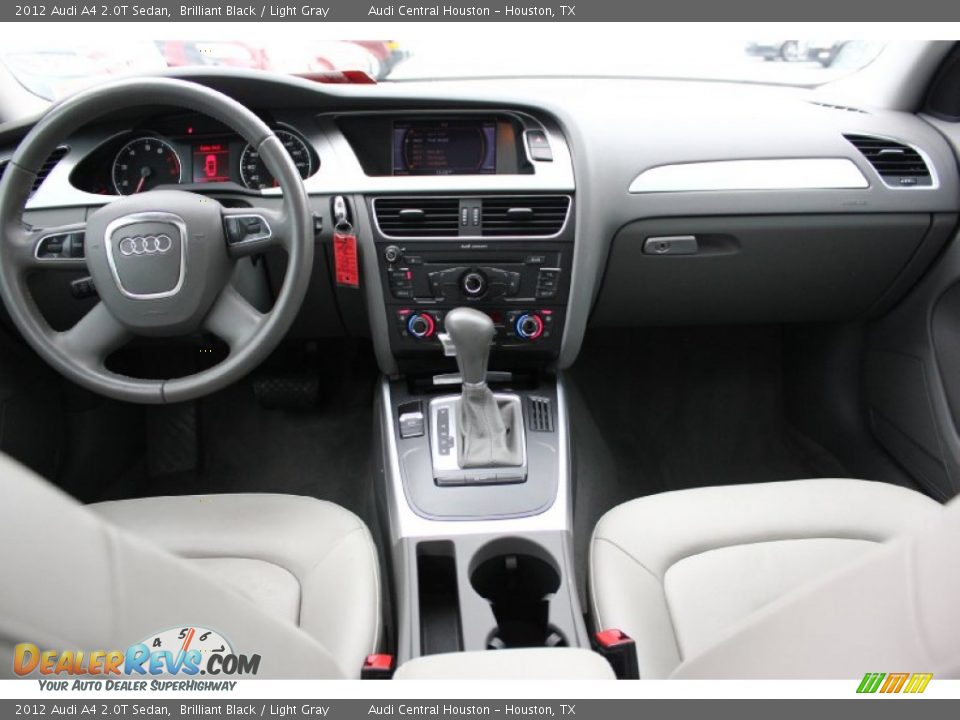 2012 Audi A4 2.0T Sedan Brilliant Black / Light Gray Photo #31