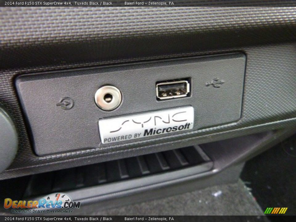 2014 Ford F150 STX SuperCrew 4x4 Tuxedo Black / Black Photo #16