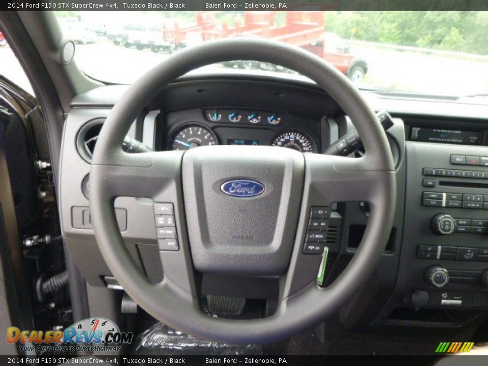 2014 Ford F150 STX SuperCrew 4x4 Tuxedo Black / Black Photo #18