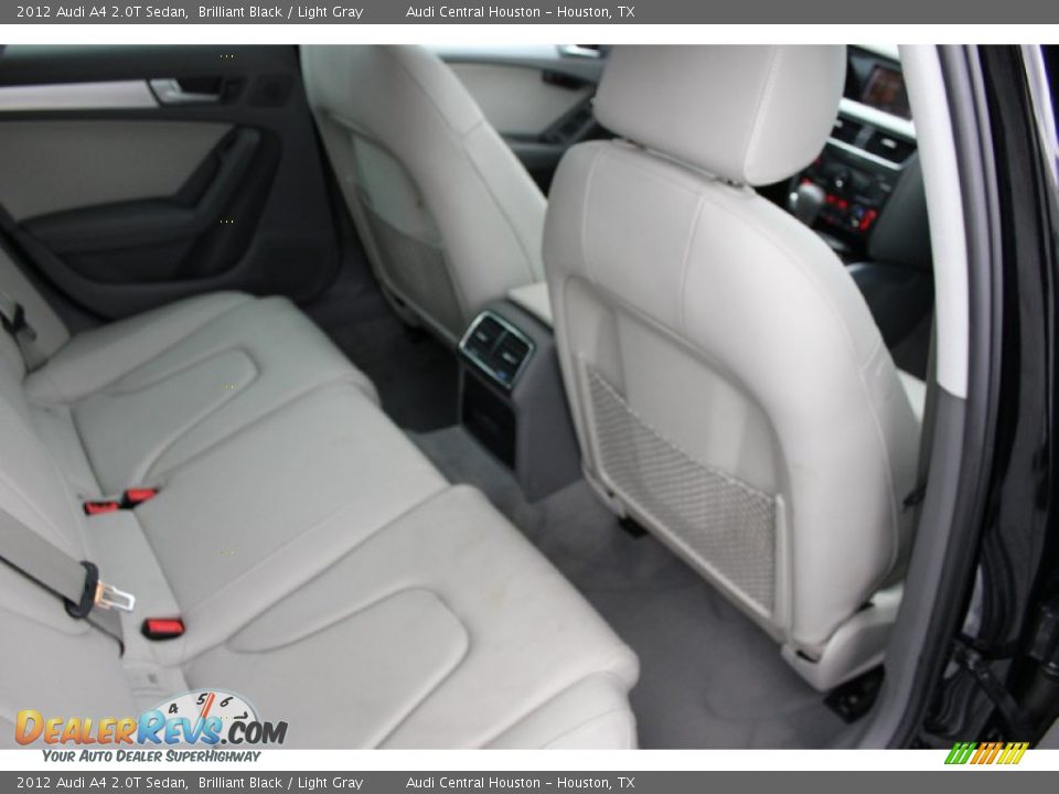 2012 Audi A4 2.0T Sedan Brilliant Black / Light Gray Photo #35