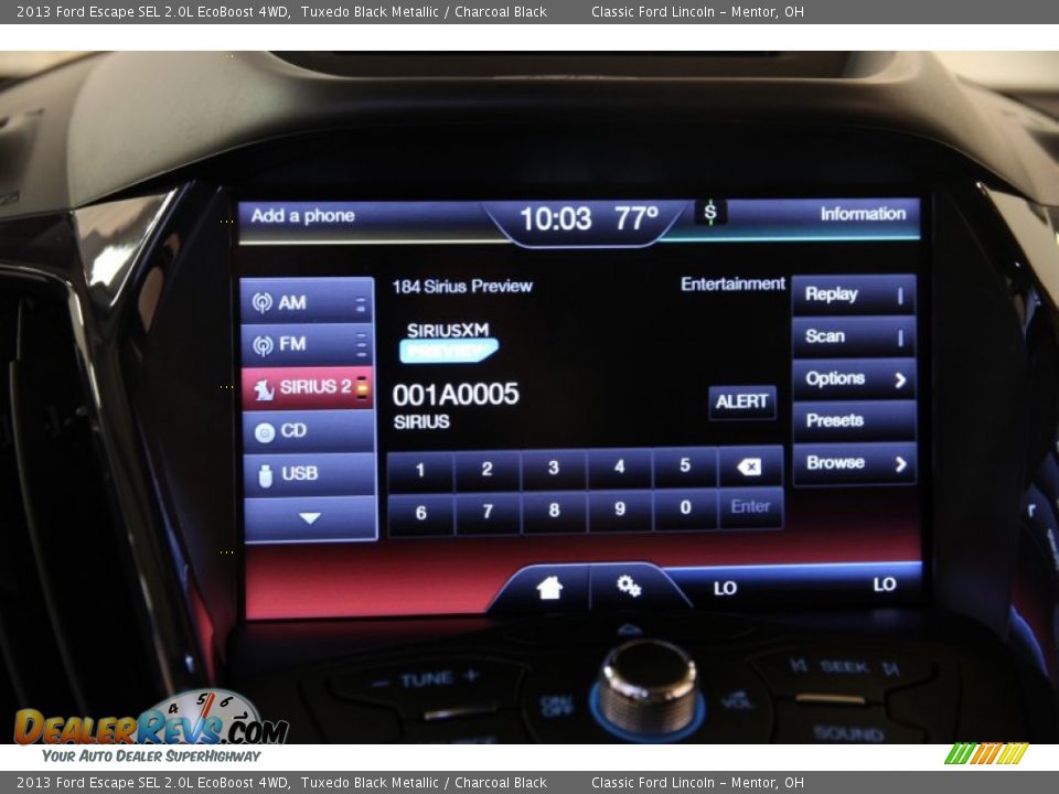 2013 Ford Escape SEL 2.0L EcoBoost 4WD Tuxedo Black Metallic / Charcoal Black Photo #12