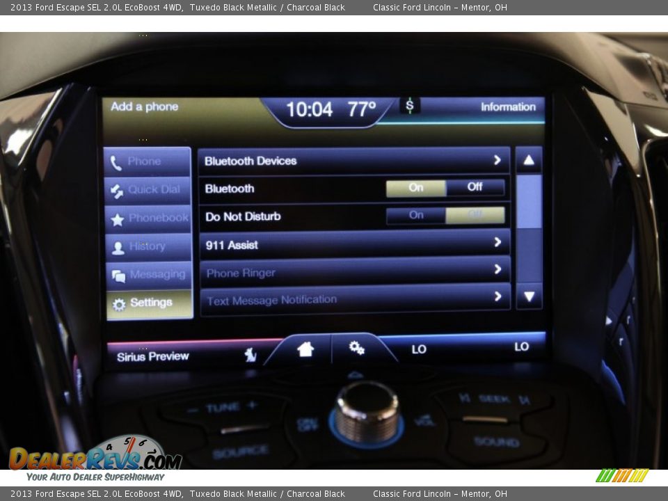 2013 Ford Escape SEL 2.0L EcoBoost 4WD Tuxedo Black Metallic / Charcoal Black Photo #15