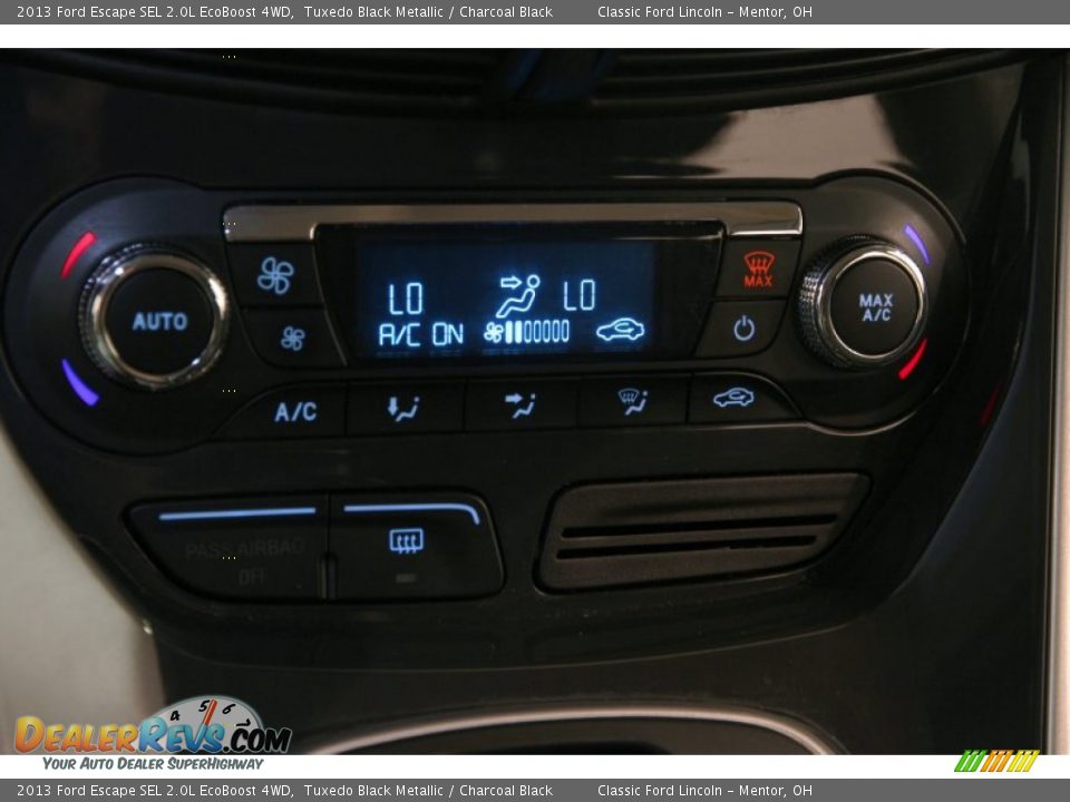 2013 Ford Escape SEL 2.0L EcoBoost 4WD Tuxedo Black Metallic / Charcoal Black Photo #18