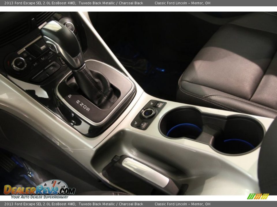 2013 Ford Escape SEL 2.0L EcoBoost 4WD Tuxedo Black Metallic / Charcoal Black Photo #19