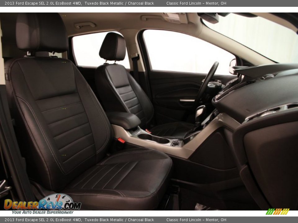 2013 Ford Escape SEL 2.0L EcoBoost 4WD Tuxedo Black Metallic / Charcoal Black Photo #20