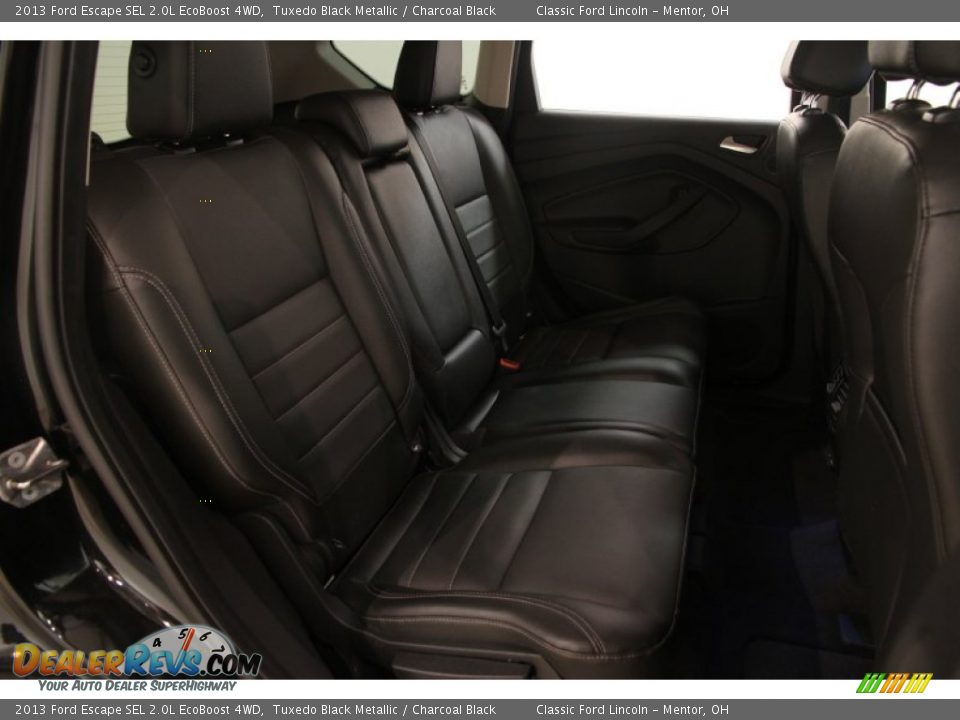 2013 Ford Escape SEL 2.0L EcoBoost 4WD Tuxedo Black Metallic / Charcoal Black Photo #21
