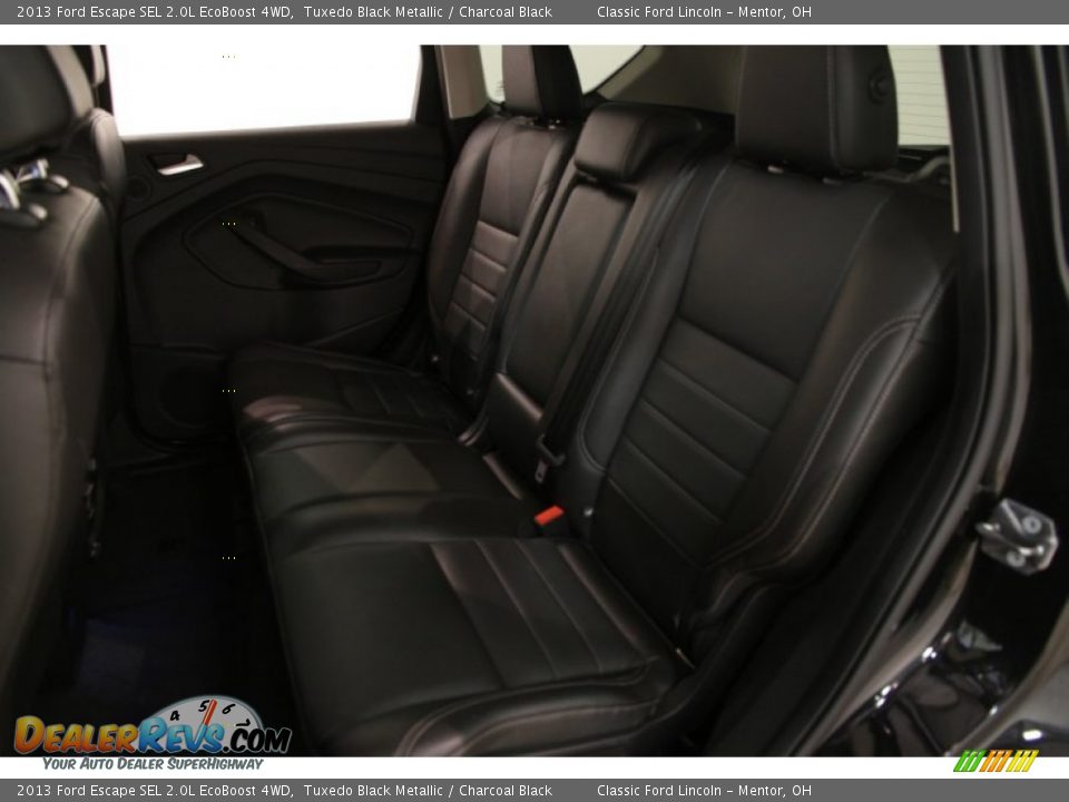 2013 Ford Escape SEL 2.0L EcoBoost 4WD Tuxedo Black Metallic / Charcoal Black Photo #22