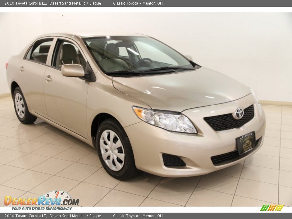 2010 Toyota Corolla LE Desert Sand Metallic / Bisque Photo #1