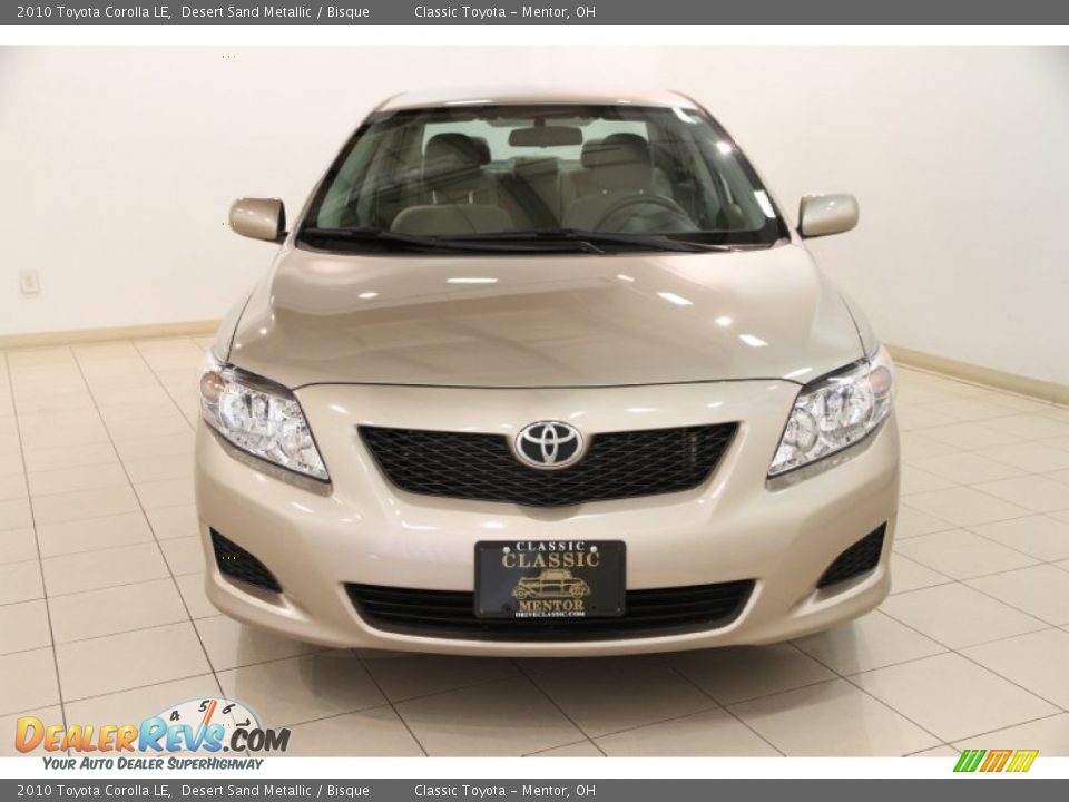 2010 Toyota Corolla LE Desert Sand Metallic / Bisque Photo #2