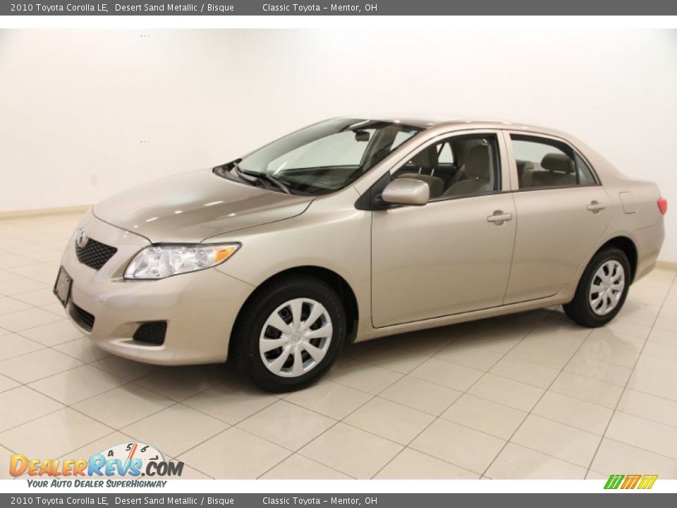2010 Toyota Corolla LE Desert Sand Metallic / Bisque Photo #3