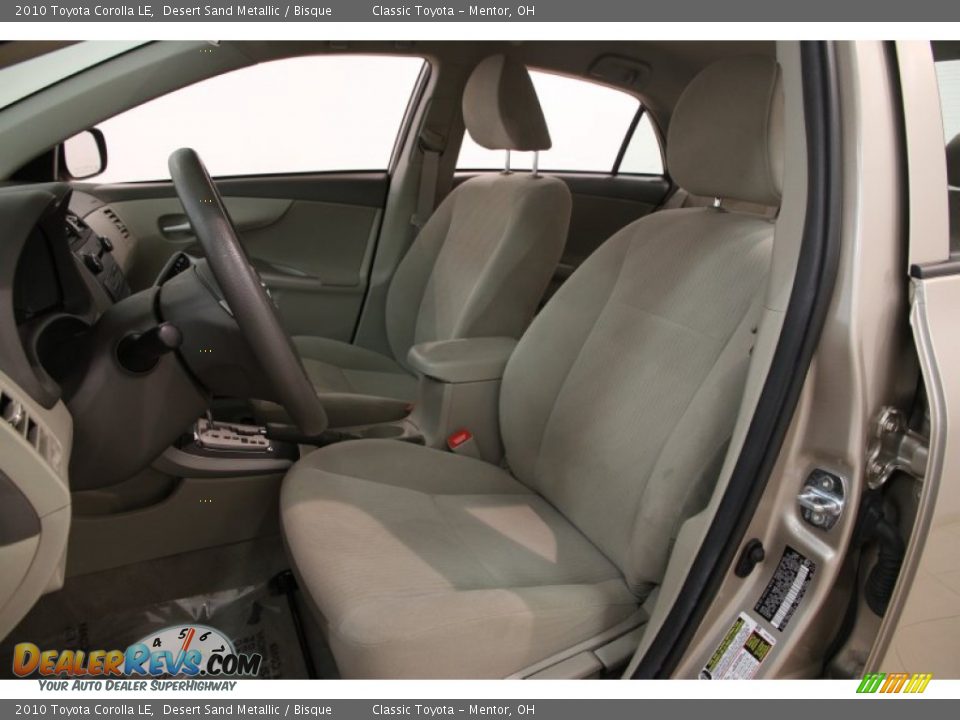 2010 Toyota Corolla LE Desert Sand Metallic / Bisque Photo #5