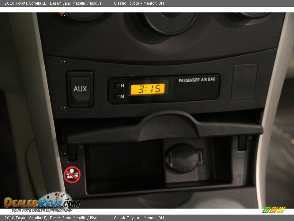 2010 Toyota Corolla LE Desert Sand Metallic / Bisque Photo #9