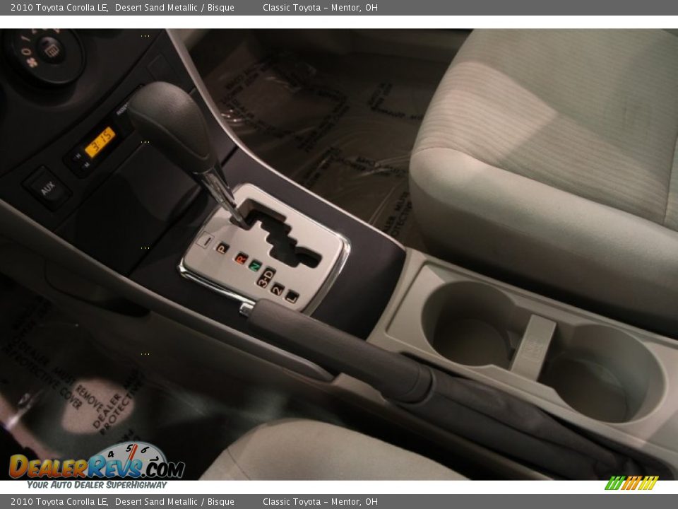 2010 Toyota Corolla LE Desert Sand Metallic / Bisque Photo #10