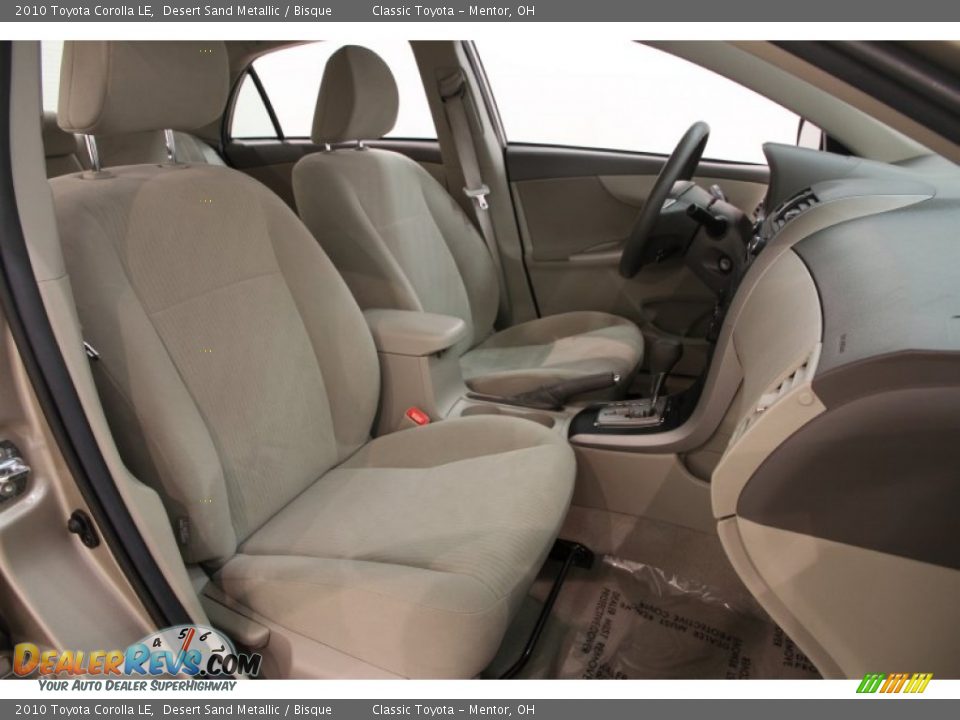 2010 Toyota Corolla LE Desert Sand Metallic / Bisque Photo #11