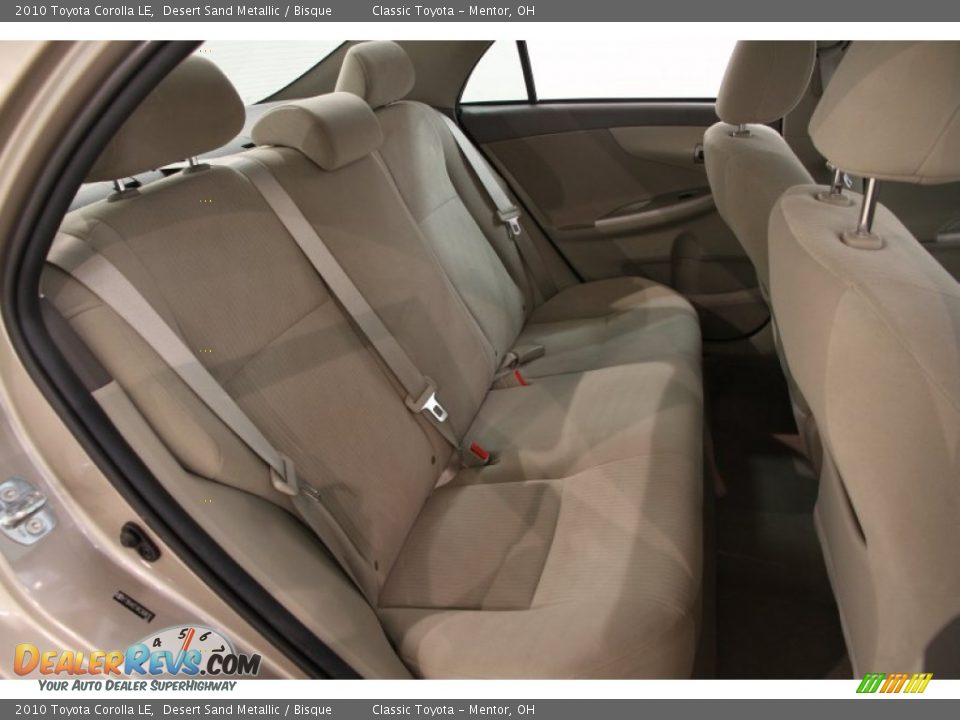 2010 Toyota Corolla LE Desert Sand Metallic / Bisque Photo #12