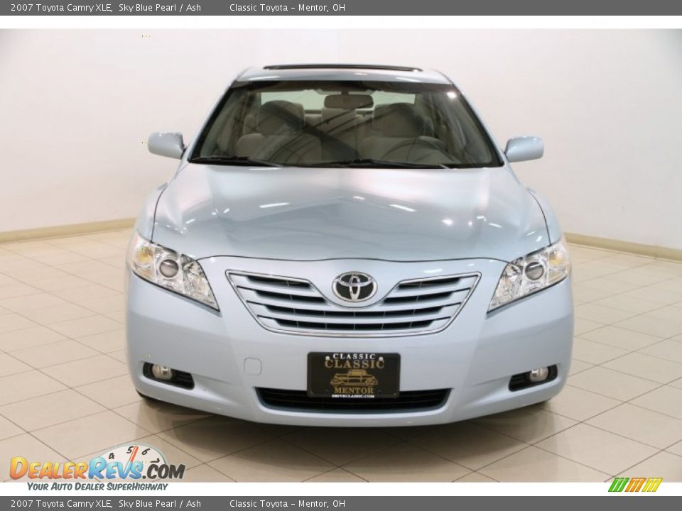 2007 Toyota Camry XLE Sky Blue Pearl / Ash Photo #2