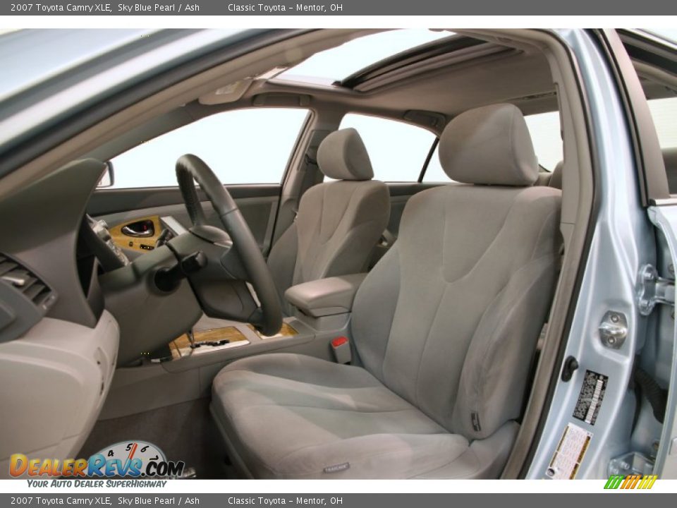 2007 Toyota Camry XLE Sky Blue Pearl / Ash Photo #5