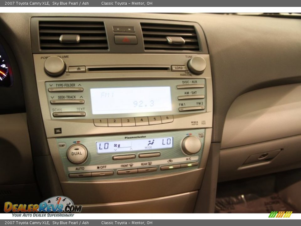 2007 Toyota Camry XLE Sky Blue Pearl / Ash Photo #9