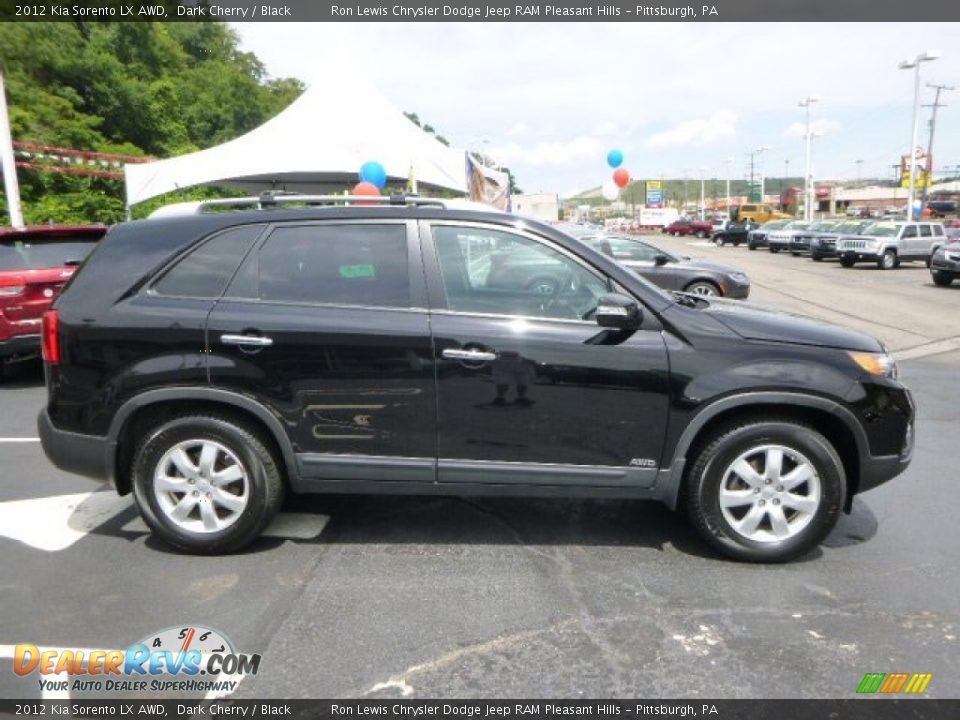 2012 Kia Sorento LX AWD Dark Cherry / Black Photo #6