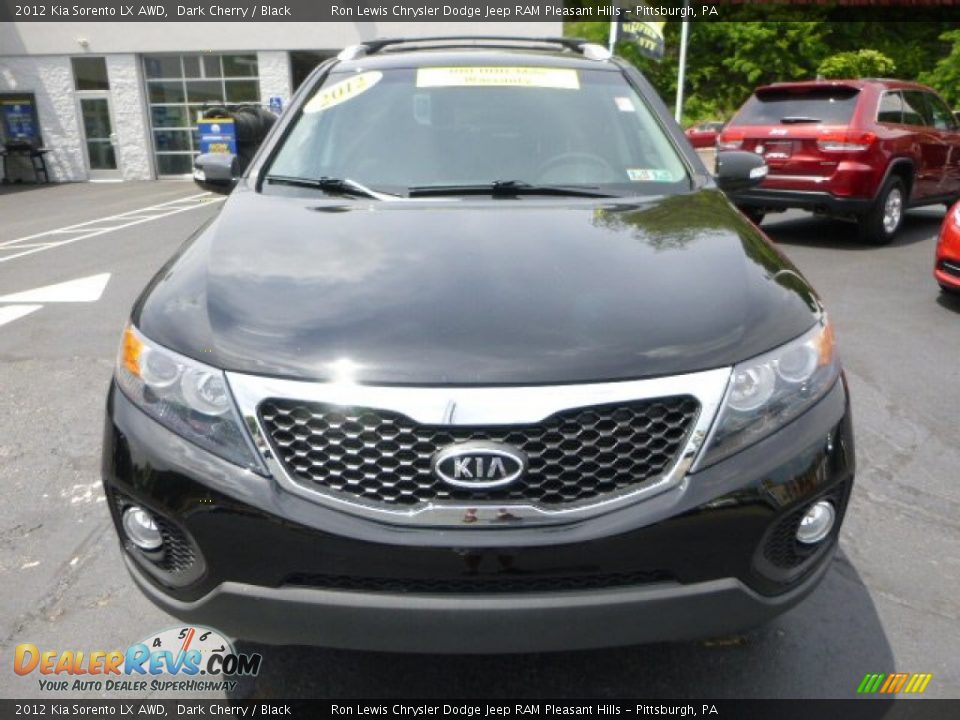 2012 Kia Sorento LX AWD Dark Cherry / Black Photo #8