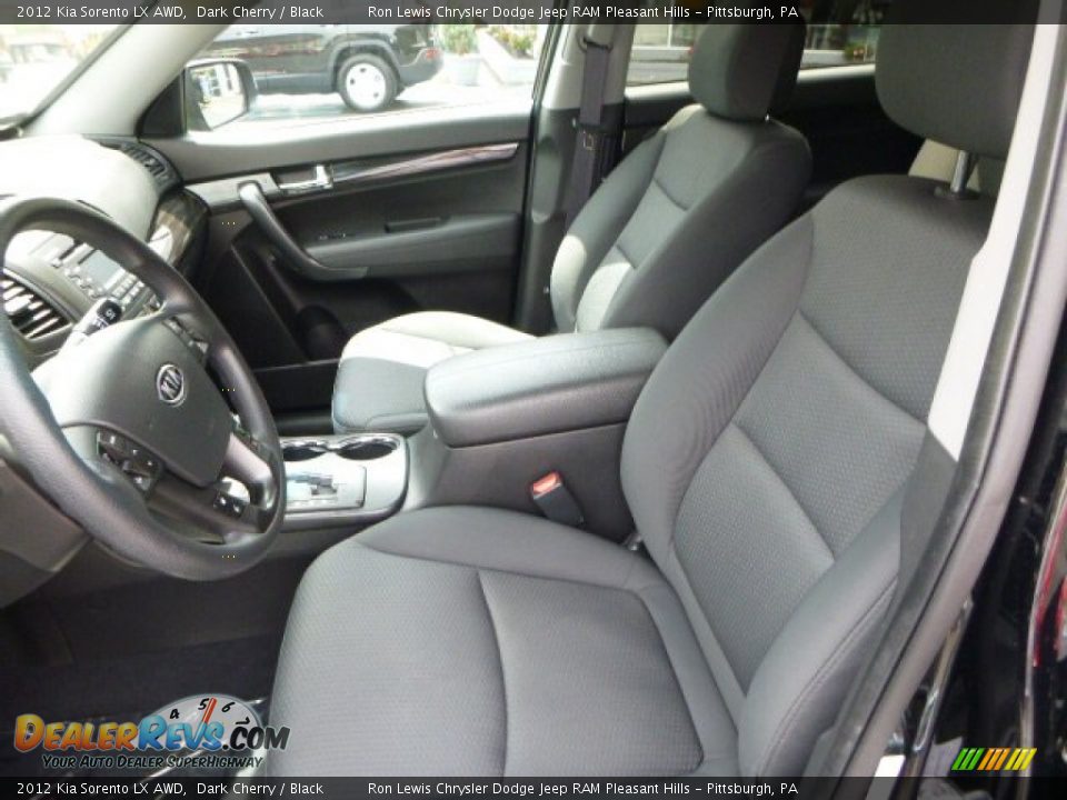 2012 Kia Sorento LX AWD Dark Cherry / Black Photo #10