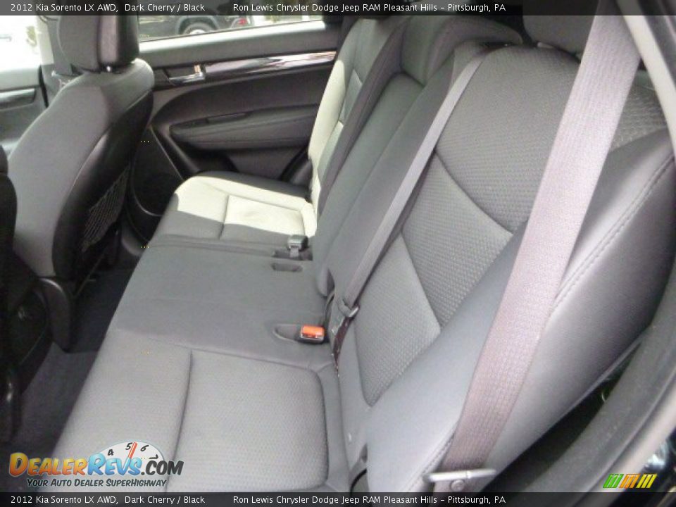 2012 Kia Sorento LX AWD Dark Cherry / Black Photo #11