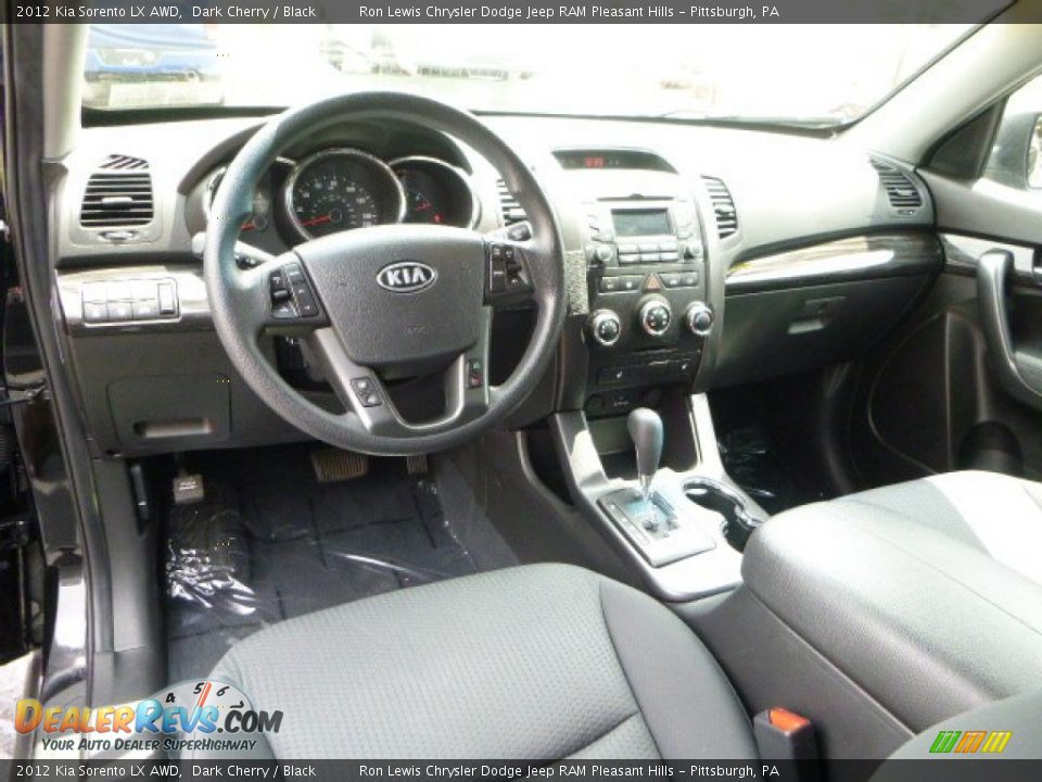 2012 Kia Sorento LX AWD Dark Cherry / Black Photo #12