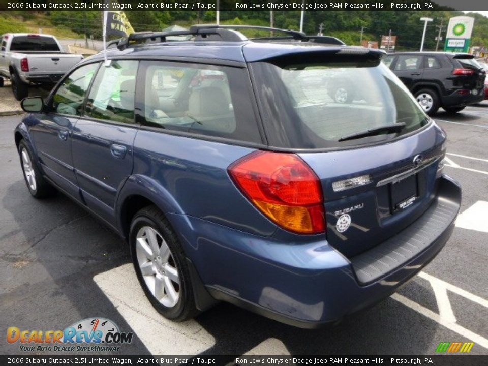2006 Subaru Outback 2.5i Limited Wagon Atlantic Blue Pearl / Taupe Photo #3