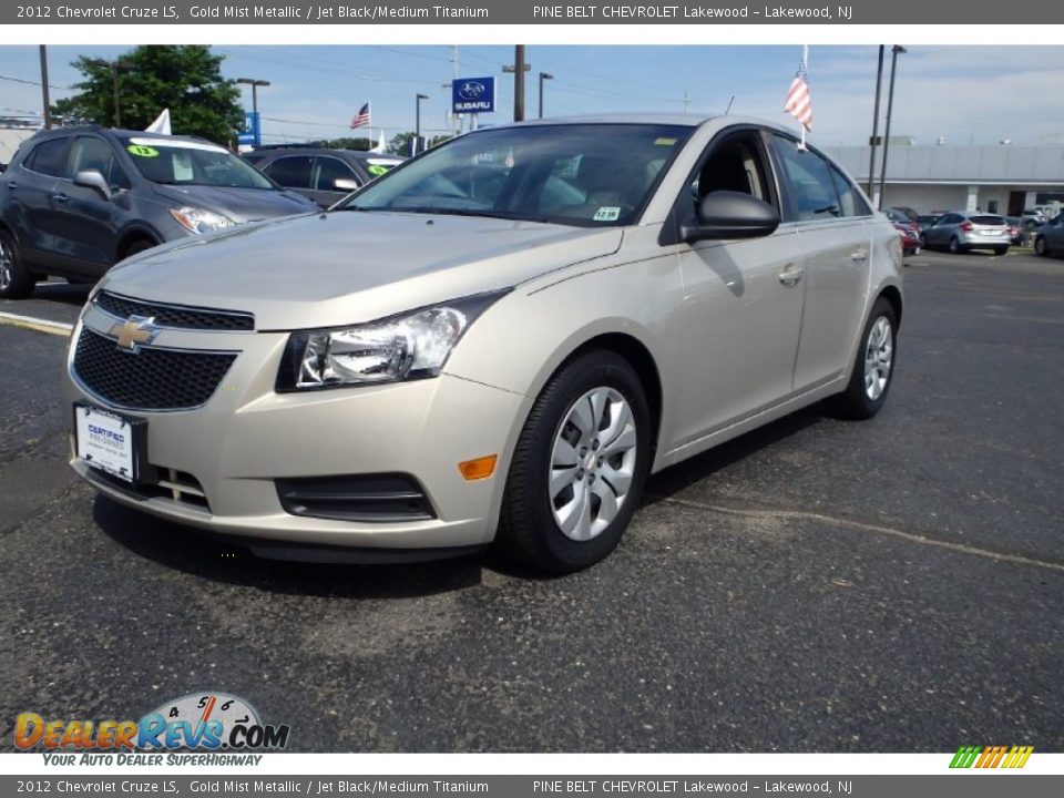 2012 Chevrolet Cruze LS Gold Mist Metallic / Jet Black/Medium Titanium Photo #1