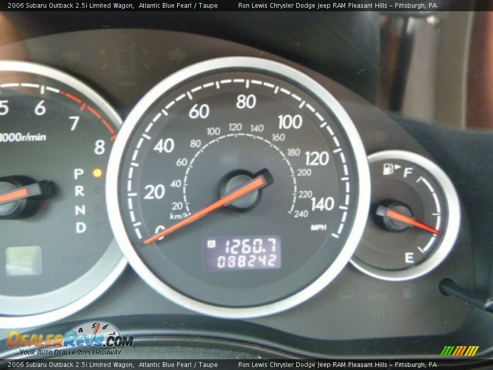 2006 Subaru Outback 2.5i Limited Wagon Atlantic Blue Pearl / Taupe Photo #19
