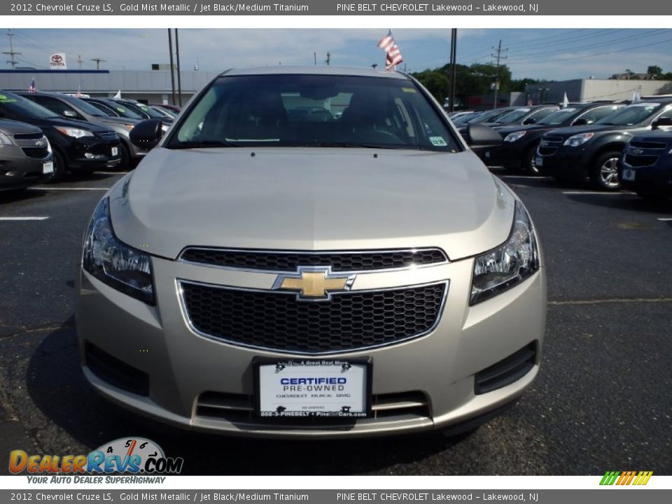 2012 Chevrolet Cruze LS Gold Mist Metallic / Jet Black/Medium Titanium Photo #2
