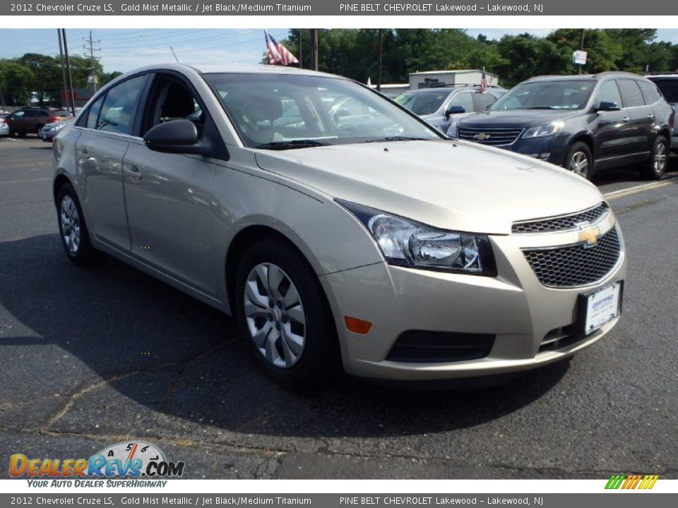 2012 Chevrolet Cruze LS Gold Mist Metallic / Jet Black/Medium Titanium Photo #3