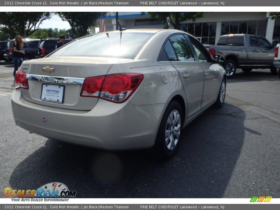 2012 Chevrolet Cruze LS Gold Mist Metallic / Jet Black/Medium Titanium Photo #5
