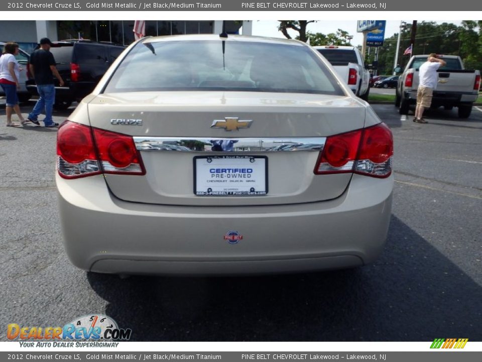 2012 Chevrolet Cruze LS Gold Mist Metallic / Jet Black/Medium Titanium Photo #6