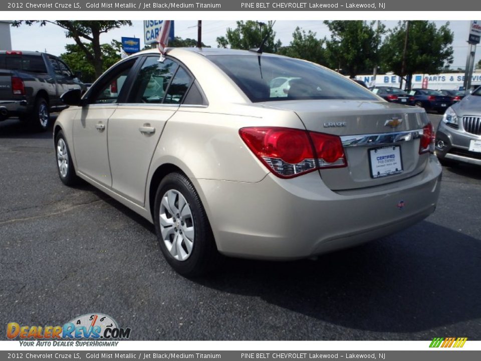 2012 Chevrolet Cruze LS Gold Mist Metallic / Jet Black/Medium Titanium Photo #7