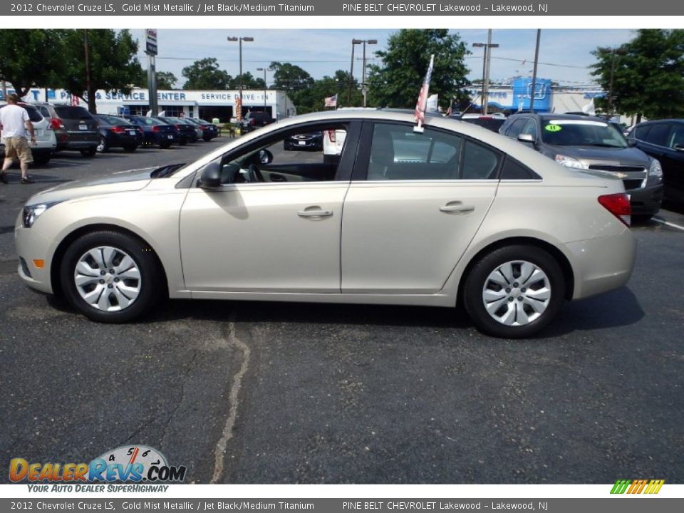 2012 Chevrolet Cruze LS Gold Mist Metallic / Jet Black/Medium Titanium Photo #8