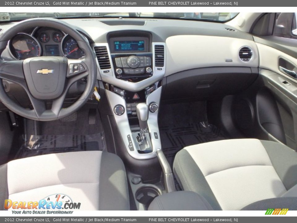 2012 Chevrolet Cruze LS Gold Mist Metallic / Jet Black/Medium Titanium Photo #13