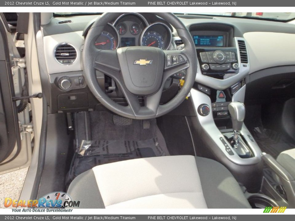 2012 Chevrolet Cruze LS Gold Mist Metallic / Jet Black/Medium Titanium Photo #14