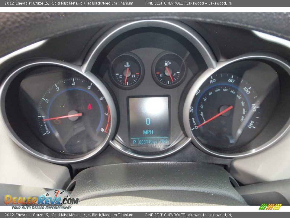 2012 Chevrolet Cruze LS Gold Mist Metallic / Jet Black/Medium Titanium Photo #15