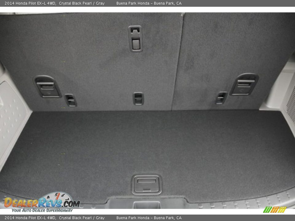 2014 Honda Pilot EX-L 4WD Crystal Black Pearl / Gray Photo #20