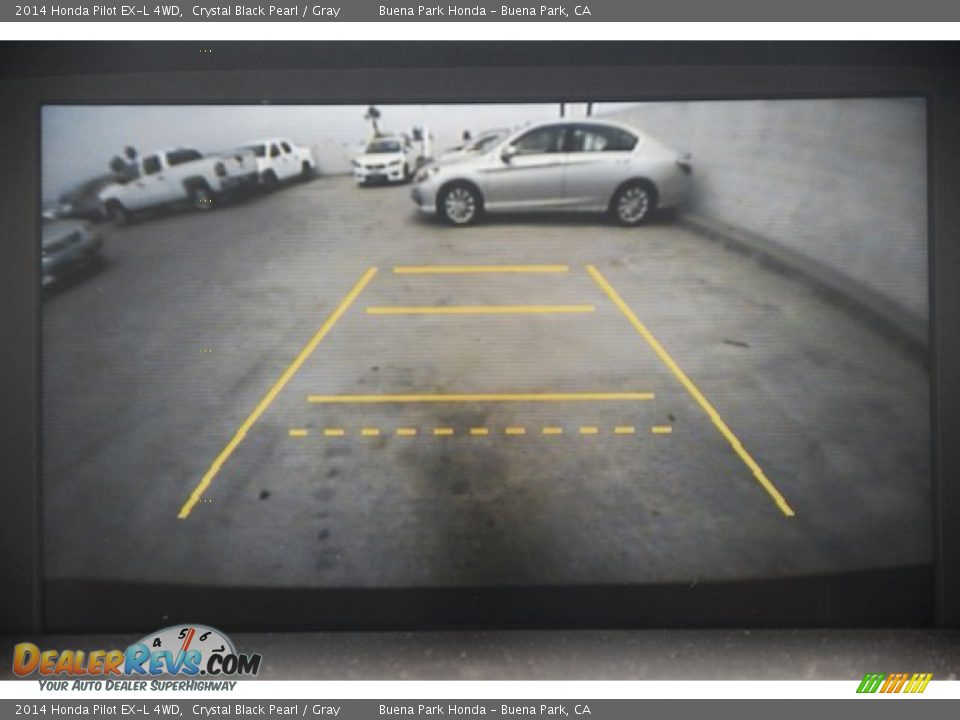 2014 Honda Pilot EX-L 4WD Crystal Black Pearl / Gray Photo #23