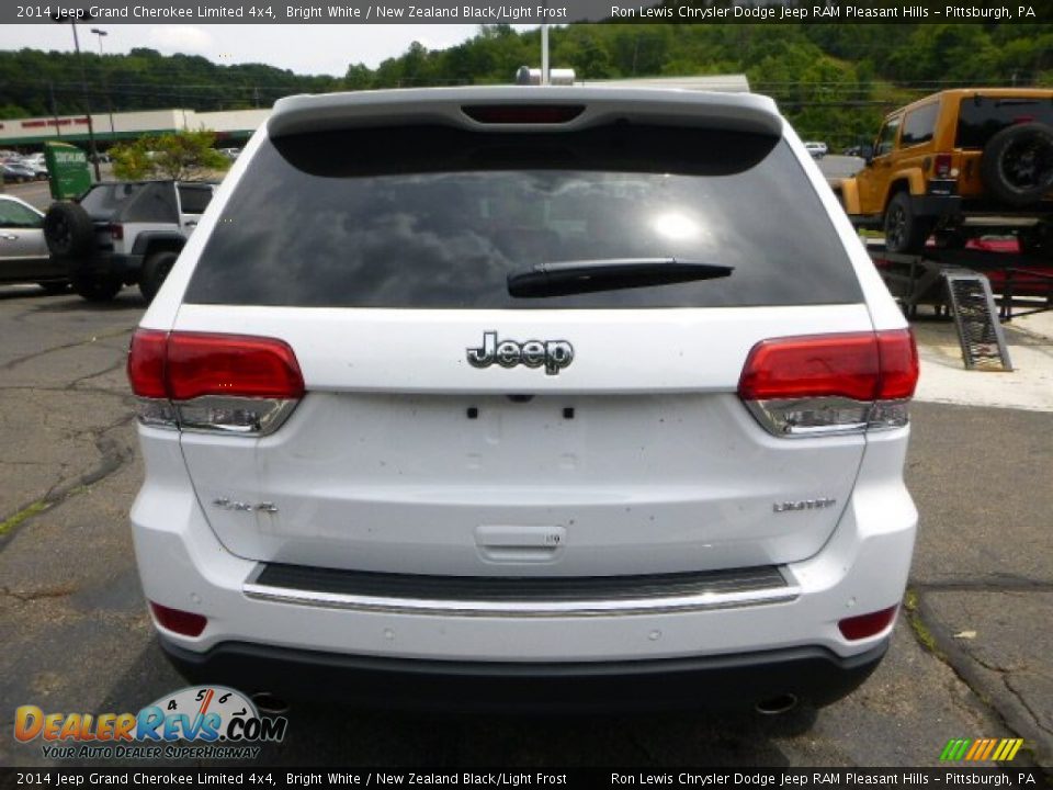 2014 Jeep Grand Cherokee Limited 4x4 Bright White / New Zealand Black/Light Frost Photo #4