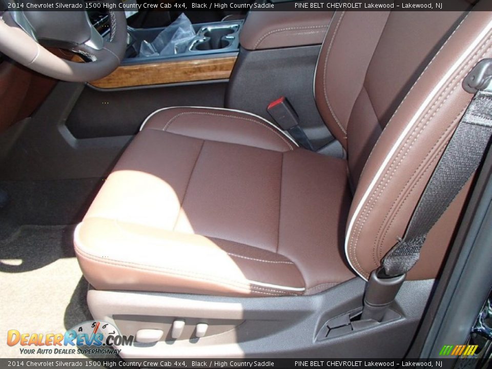 2014 Chevrolet Silverado 1500 High Country Crew Cab 4x4 Black / High Country Saddle Photo #3