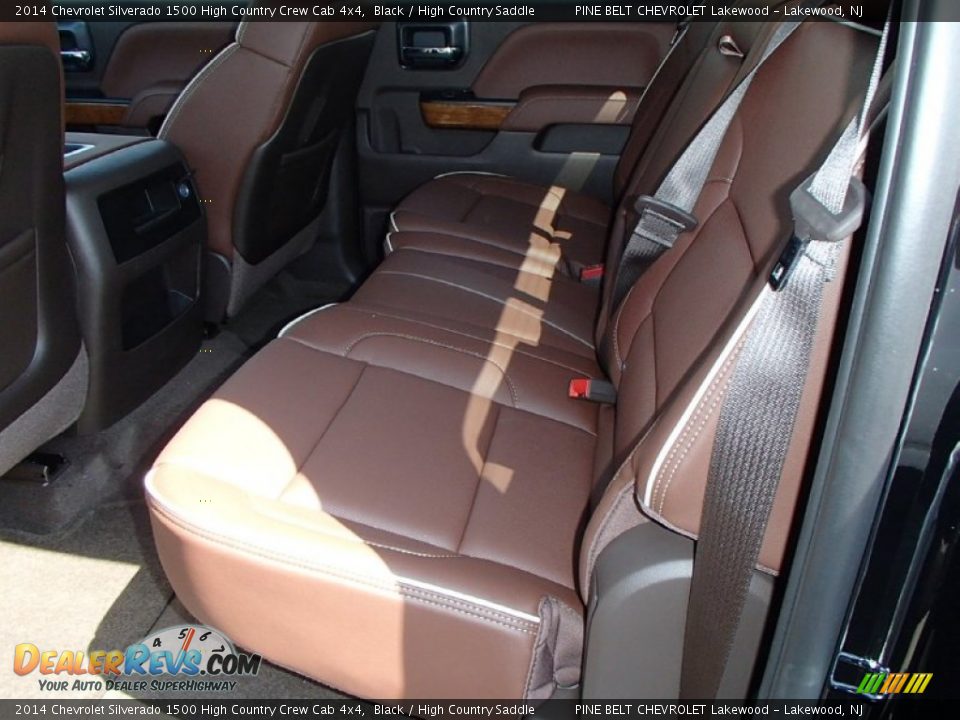 2014 Chevrolet Silverado 1500 High Country Crew Cab 4x4 Black / High Country Saddle Photo #4